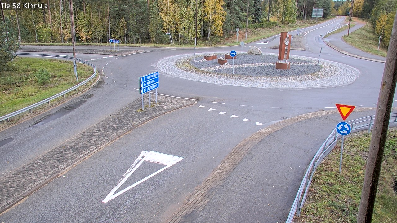 Weather Camera Image Väg 58 Kinnula, Kinnula, Keski-Suomi