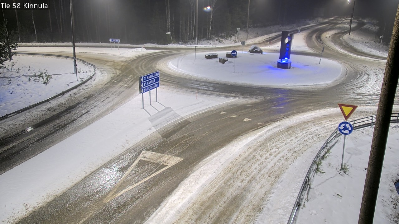Weather Camera Image Väg 58 Kinnula, Kinnula, Keski-Suomi