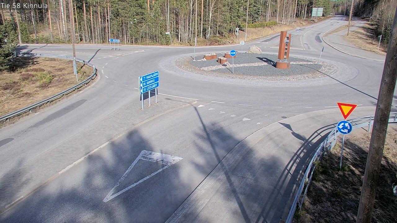 Weather Camera Image Väg 58 Kinnula, Kinnula, Keski-Suomi
