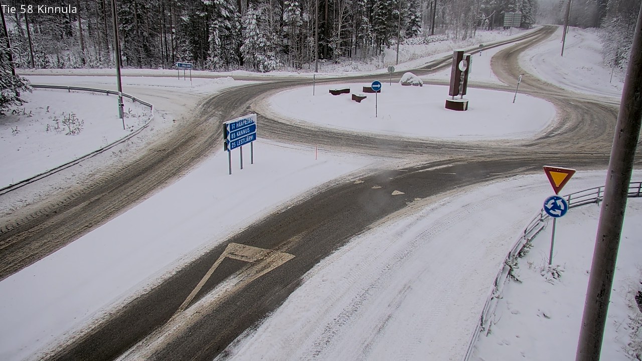 Weather Camera Image Väg 58 Kinnula, Kinnula, Keski-Suomi