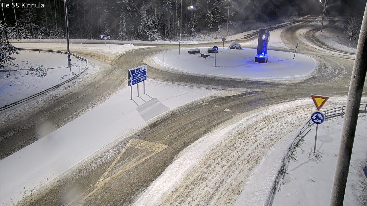 Weather Camera Image Väg 58 Kinnula, Kinnula, Keski-Suomi