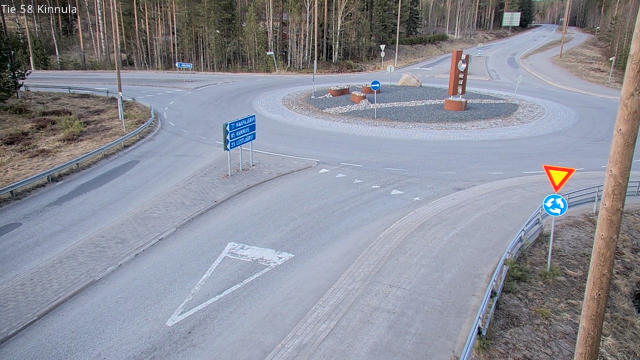 Weather Camera Image Väg 58 Kinnula, Kinnula, Keski-Suomi