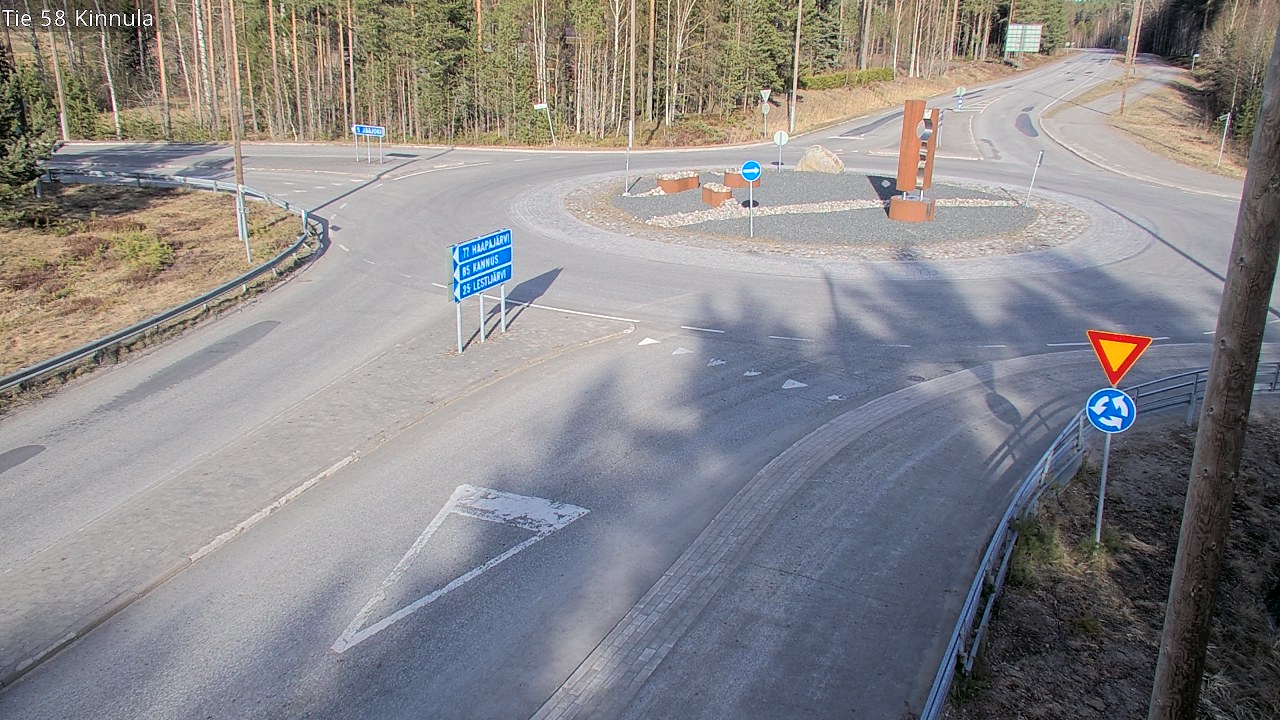 Weather Camera Image Väg 58 Kinnula, Kinnula, Keski-Suomi