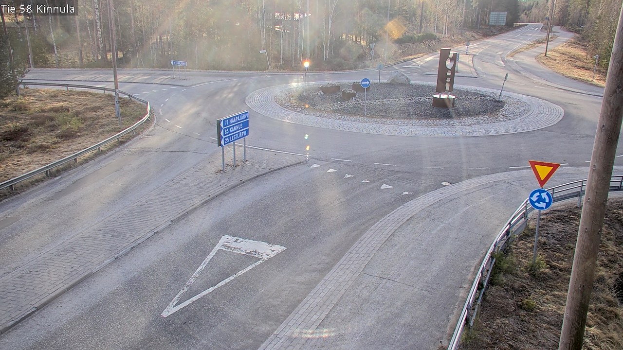Weather Camera Image Väg 58 Kinnula, Kinnula, Keski-Suomi