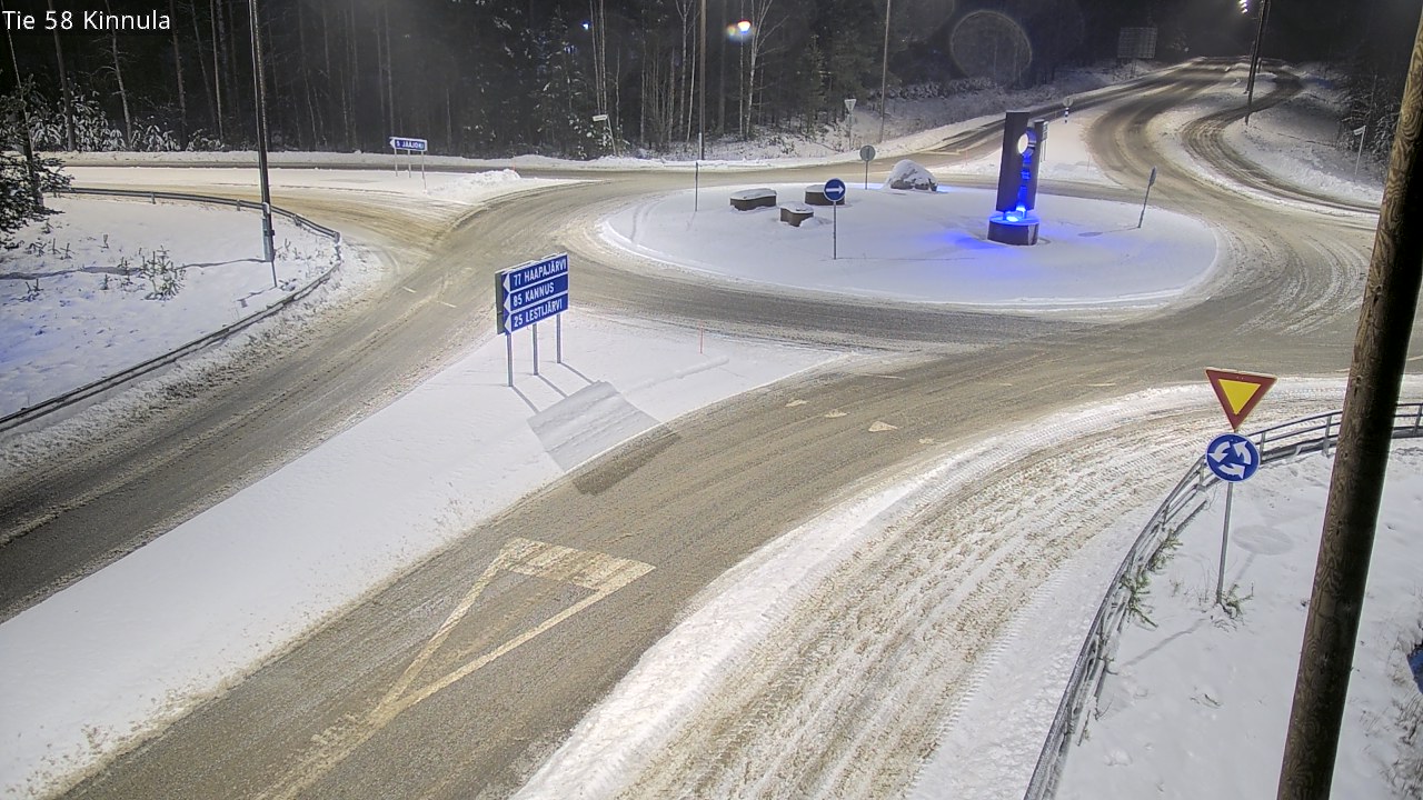 Weather Camera Image Väg 58 Kinnula, Kinnula, Keski-Suomi
