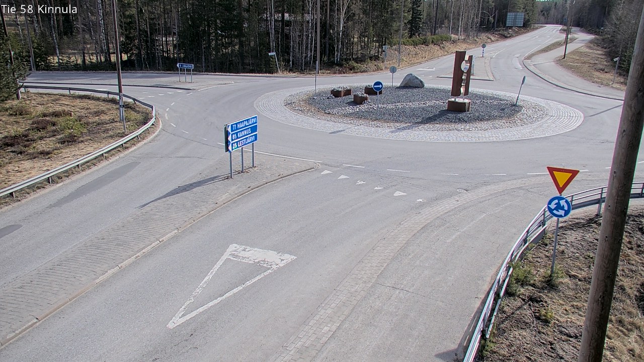 Weather Camera Image Väg 58 Kinnula, Kinnula, Keski-Suomi