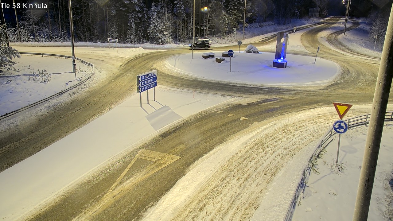 Weather Camera Image Väg 58 Kinnula, Kinnula, Keski-Suomi