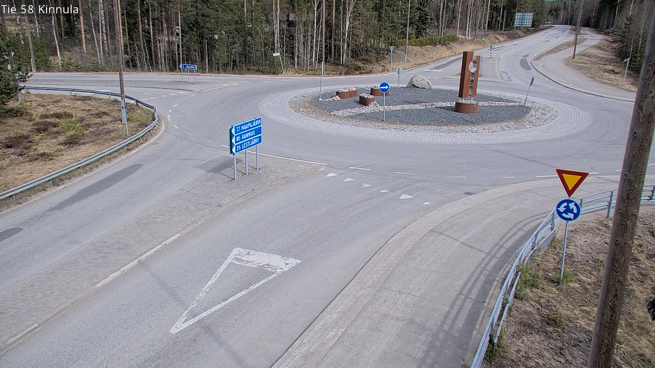 Weather Camera Image Väg 58 Kinnula, Kinnula, Keski-Suomi