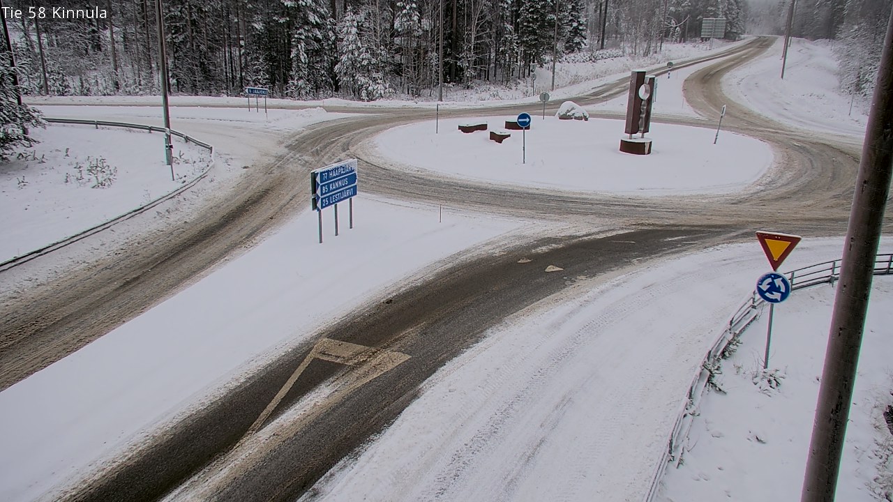 Weather Camera Image Väg 58 Kinnula, Kinnula, Keski-Suomi