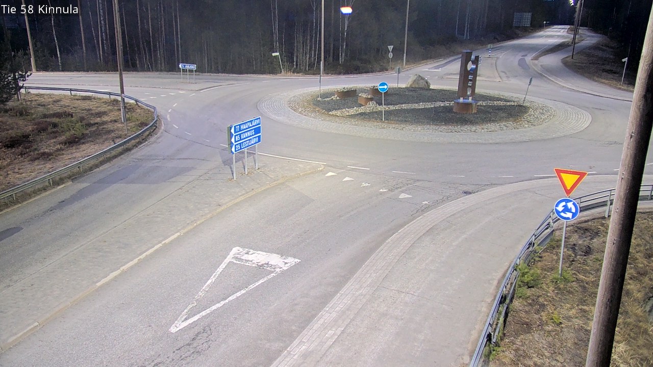 Weather Camera Image Väg 58 Kinnula, Kinnula, Keski-Suomi
