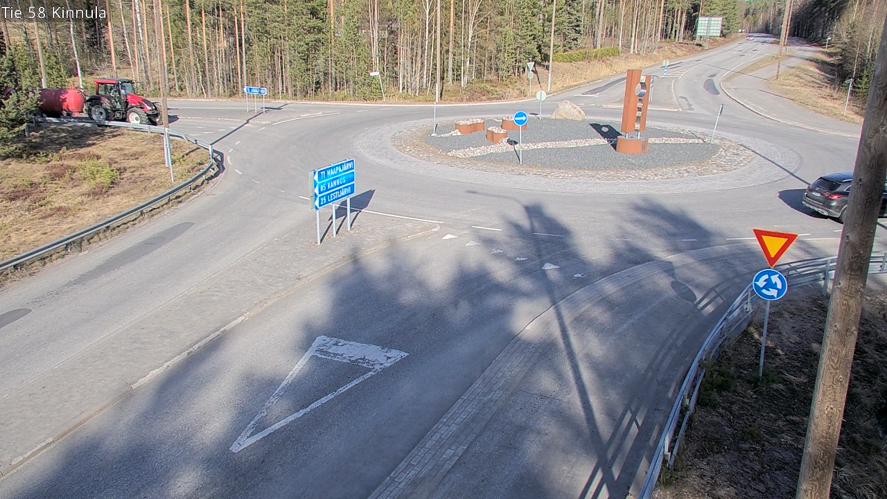 Weather Camera Image Väg 58 Kinnula, Kinnula, Keski-Suomi