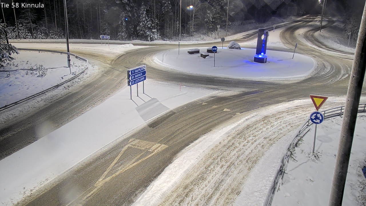 Weather Camera Image Väg 58 Kinnula, Kinnula, Keski-Suomi