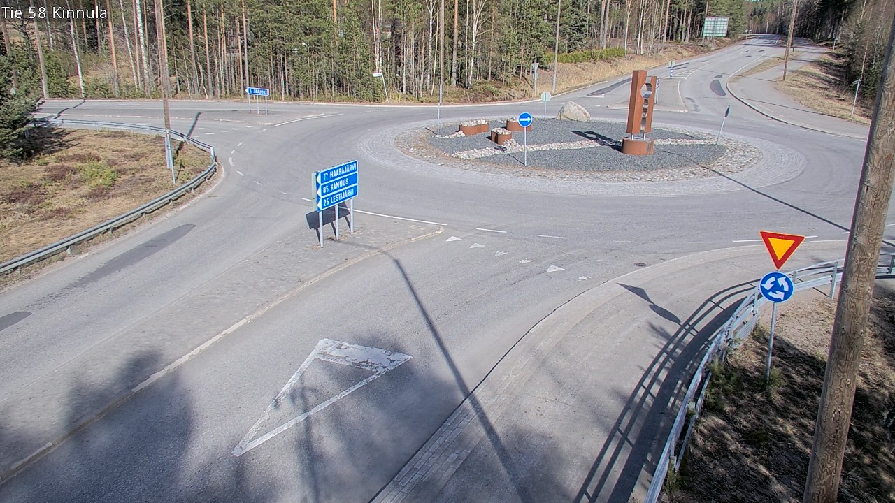 Weather Camera Image Väg 58 Kinnula, Kinnula, Keski-Suomi