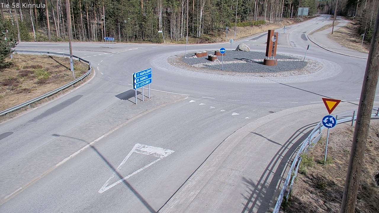 Weather Camera Image Väg 58 Kinnula, Kinnula, Keski-Suomi