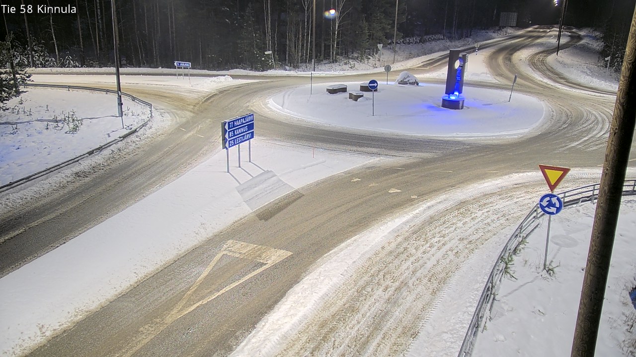 Weather Camera Image Väg 58 Kinnula, Kinnula, Keski-Suomi