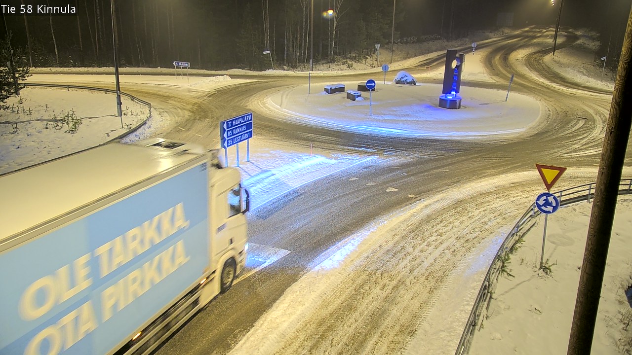 Weather Camera Image Väg 58 Kinnula, Kinnula, Keski-Suomi