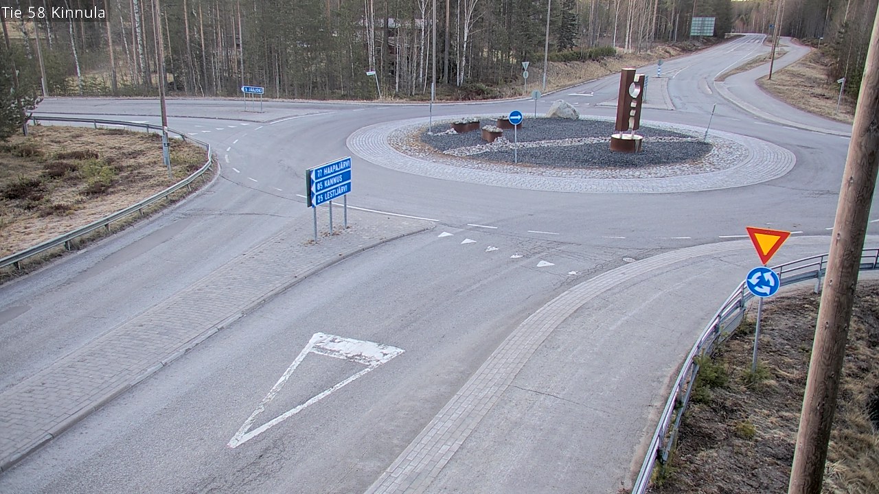 Weather Camera Image Väg 58 Kinnula, Kinnula, Keski-Suomi