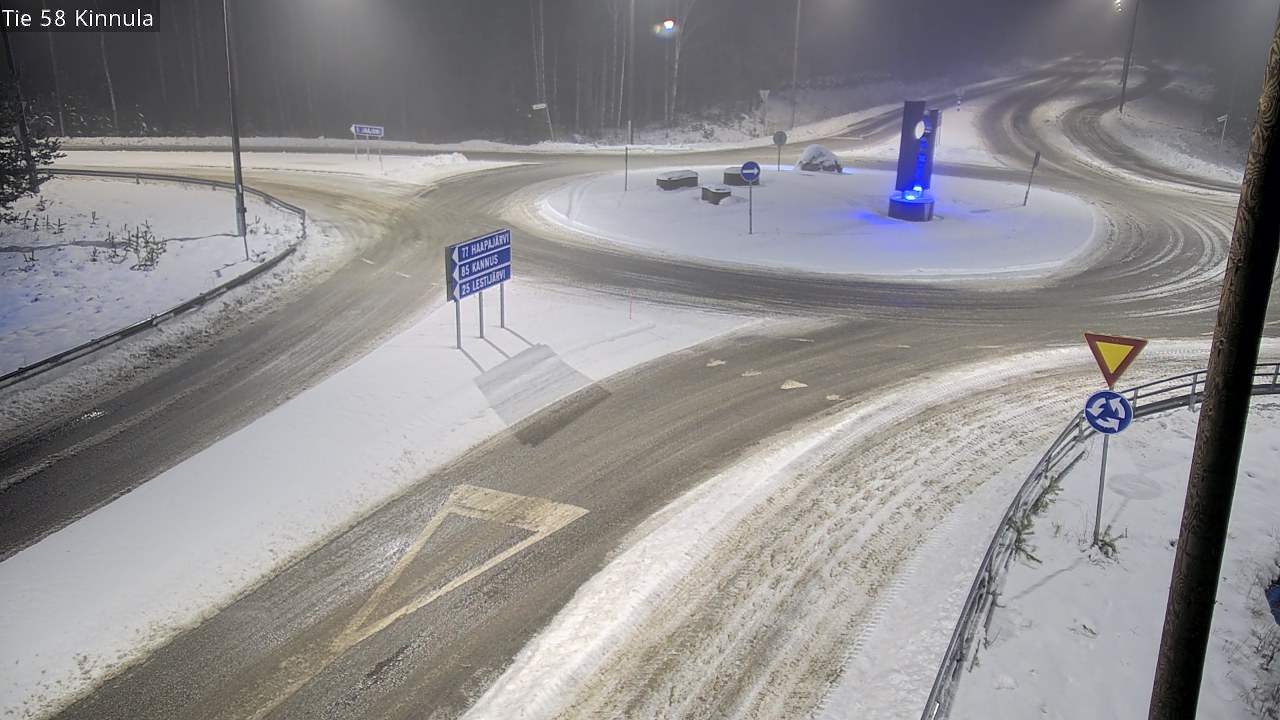 Weather Camera Image Väg 58 Kinnula, Kinnula, Keski-Suomi