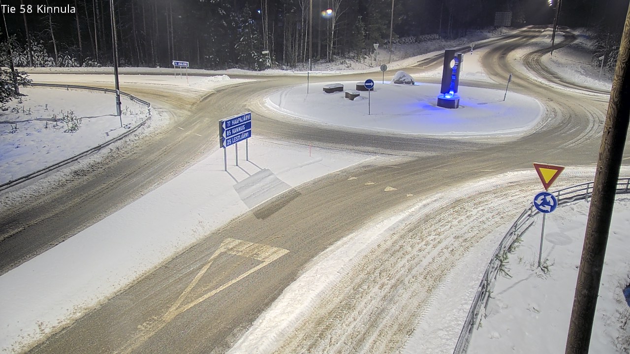 Weather Camera Image Väg 58 Kinnula, Kinnula, Keski-Suomi