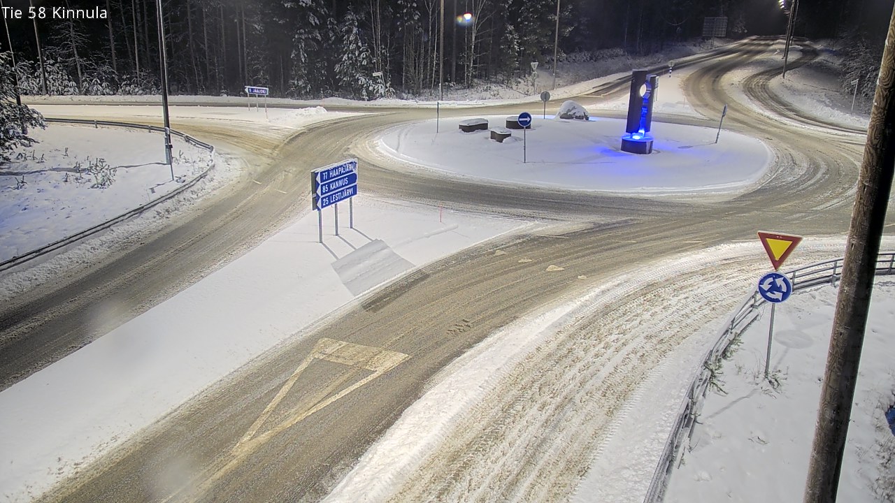 Weather Camera Image Väg 58 Kinnula, Kinnula, Keski-Suomi