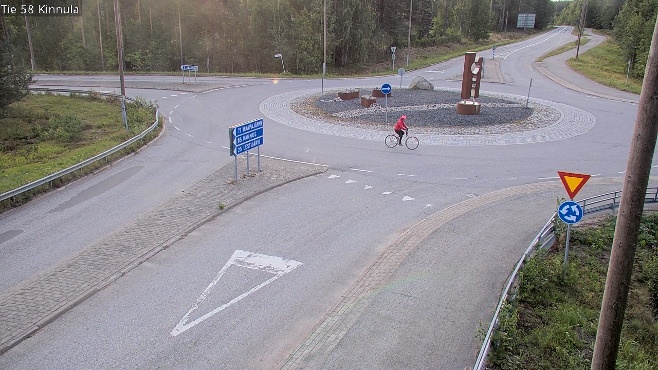 Weather Camera Image Väg 58 Kinnula, Kinnula, Keski-Suomi