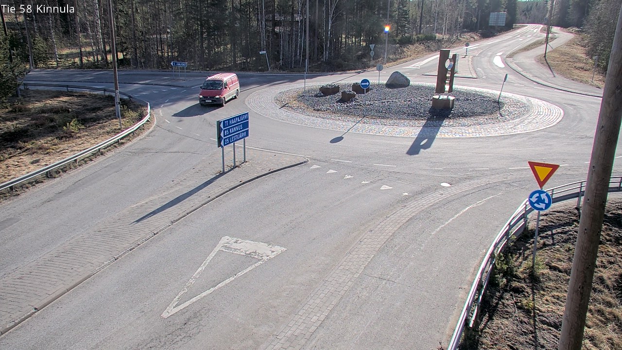 Weather Camera Image Väg 58 Kinnula, Kinnula, Keski-Suomi