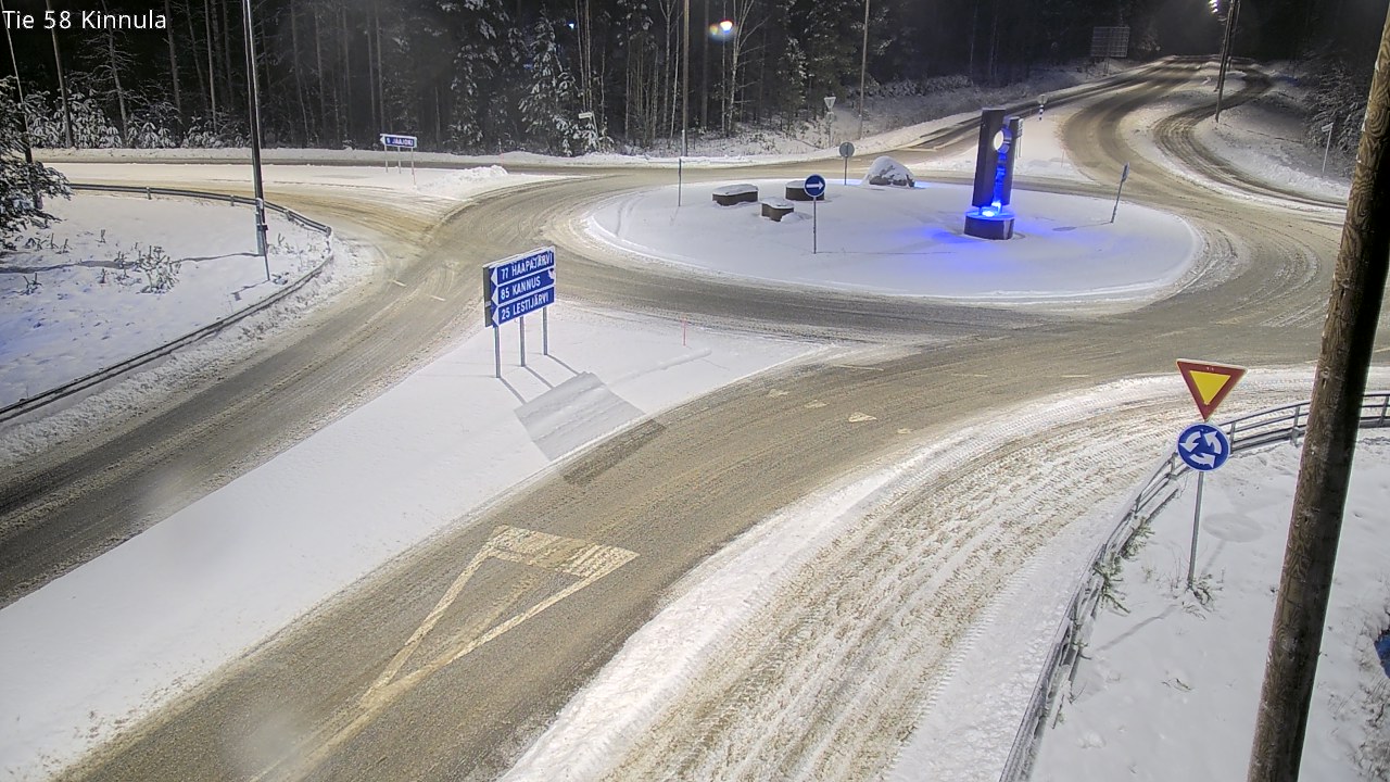 Weather Camera Image Väg 58 Kinnula, Kinnula, Keski-Suomi
