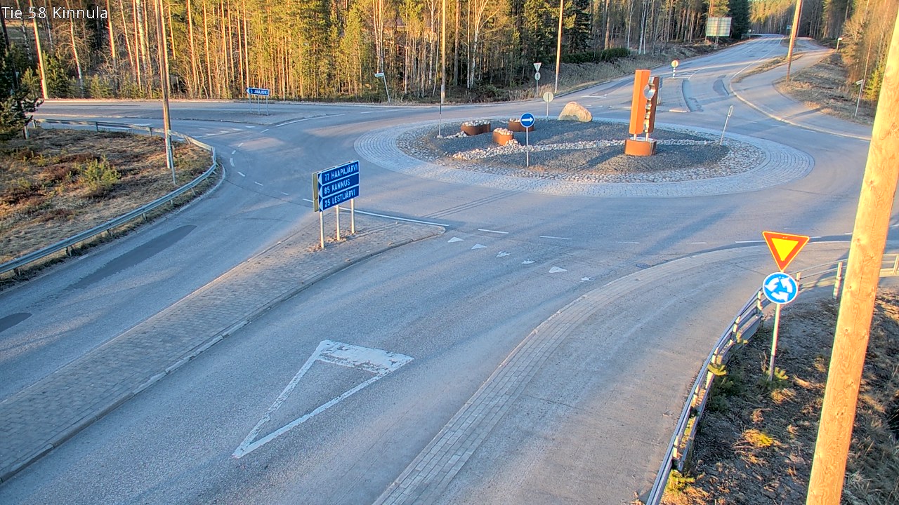 Weather Camera Image Väg 58 Kinnula, Kinnula, Keski-Suomi