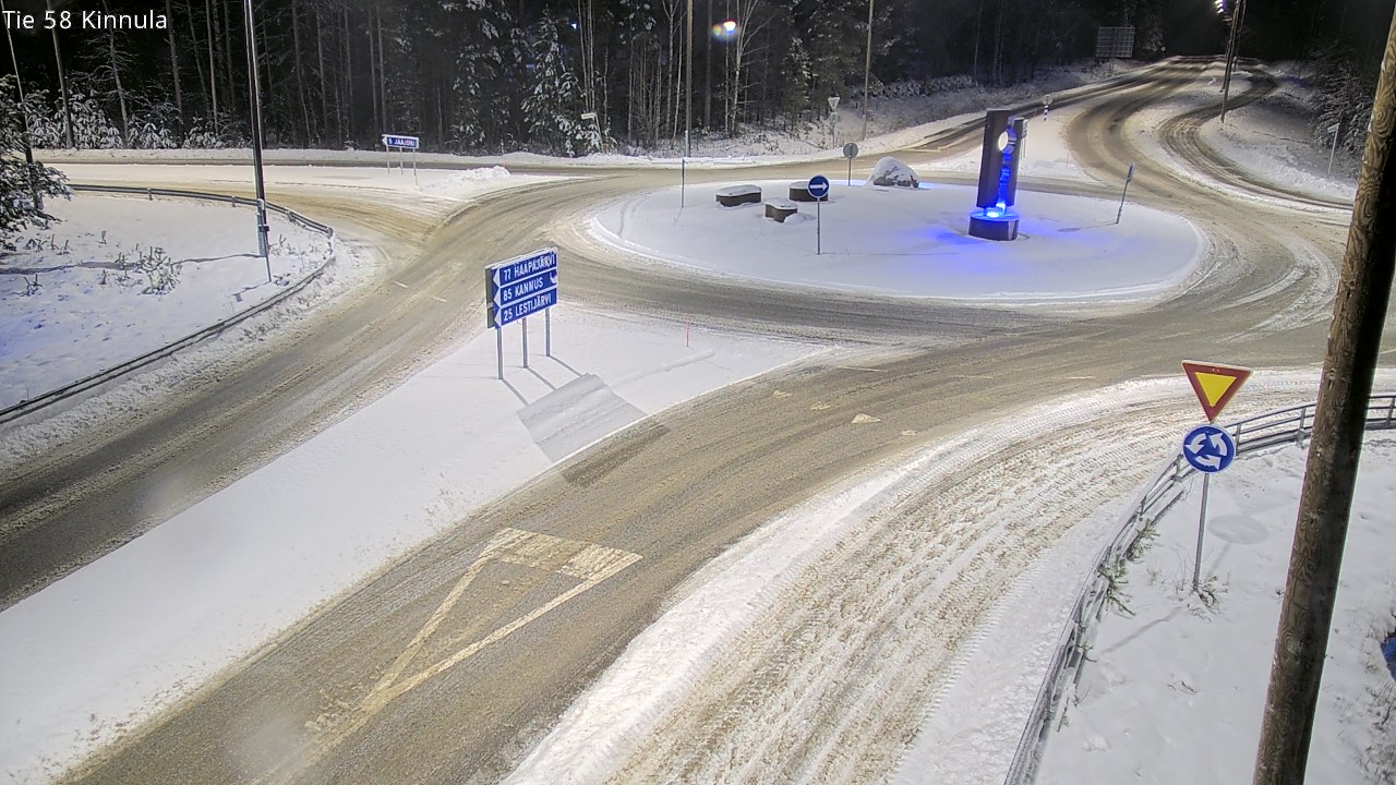 Weather Camera Image Väg 58 Kinnula, Kinnula, Keski-Suomi