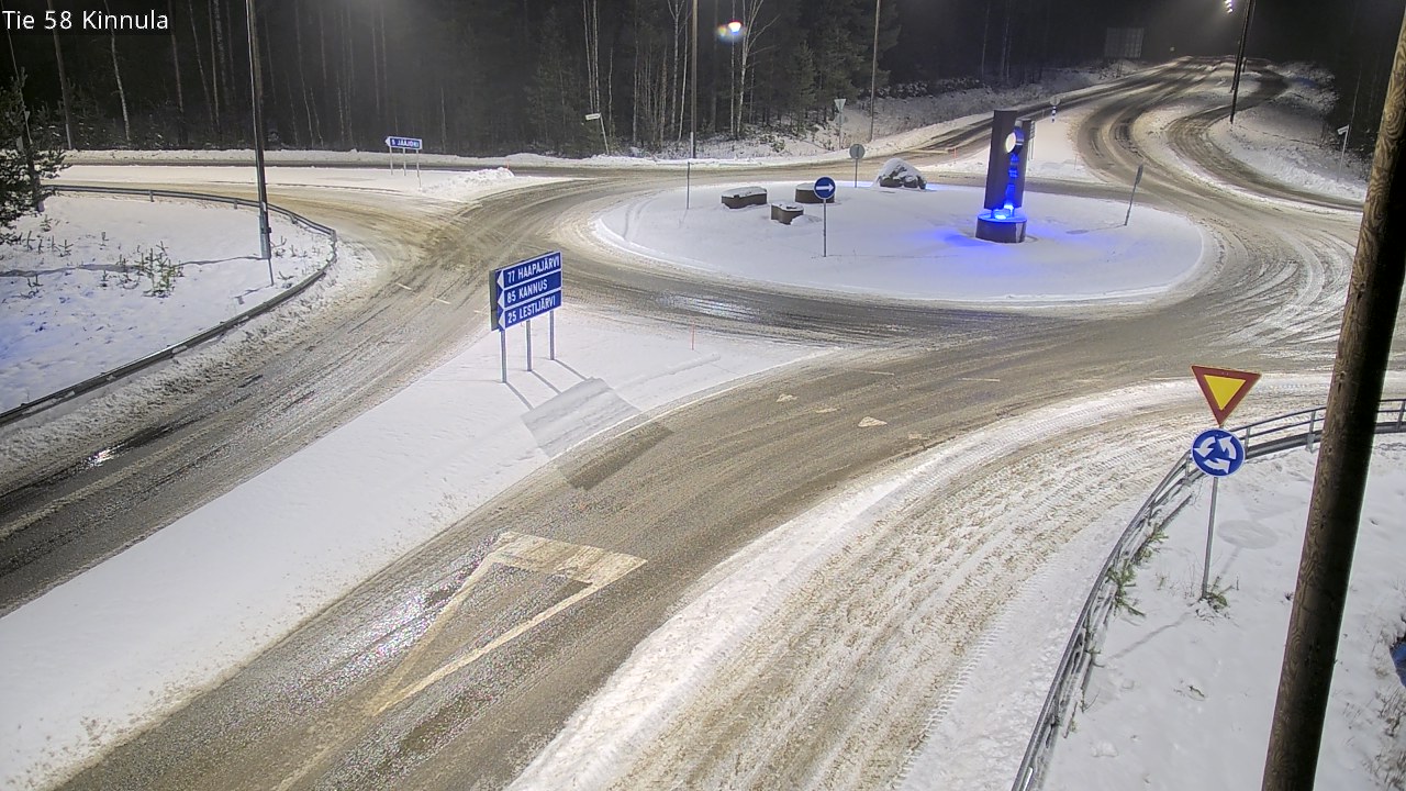 Weather Camera Image Väg 58 Kinnula, Kinnula, Keski-Suomi