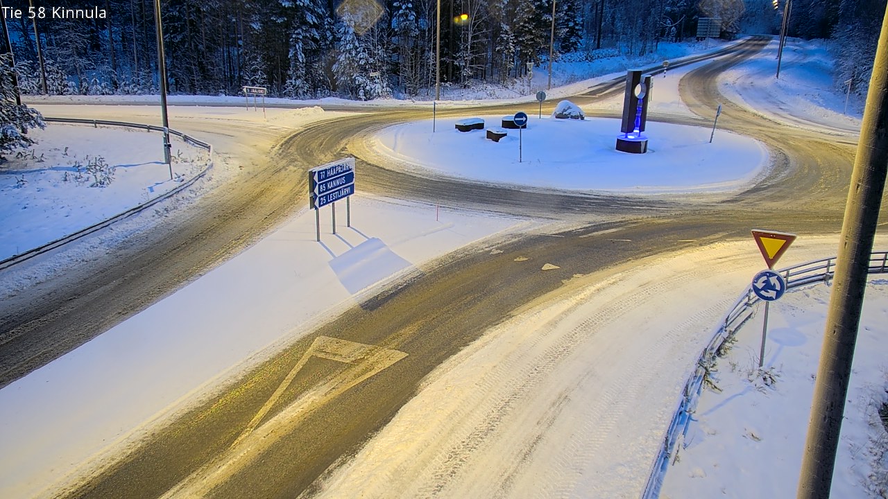 Weather Camera Image Väg 58 Kinnula, Kinnula, Keski-Suomi