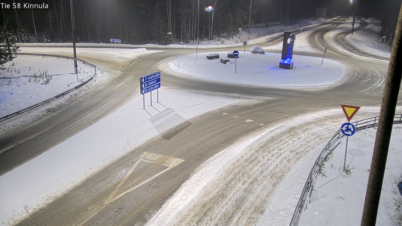 Weather Camera Image Väg 58 Kinnula, Kinnula, Keski-Suomi