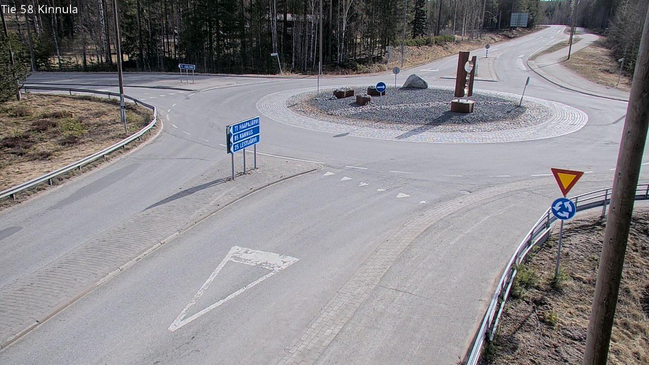 Weather Camera Image Väg 58 Kinnula, Kinnula, Keski-Suomi