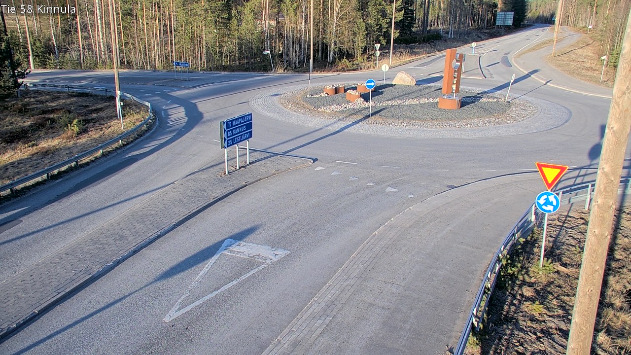 Weather Camera Image Väg 58 Kinnula, Kinnula, Keski-Suomi