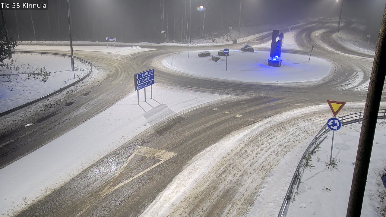 Weather Camera Image Väg 58 Kinnula, Kinnula, Keski-Suomi