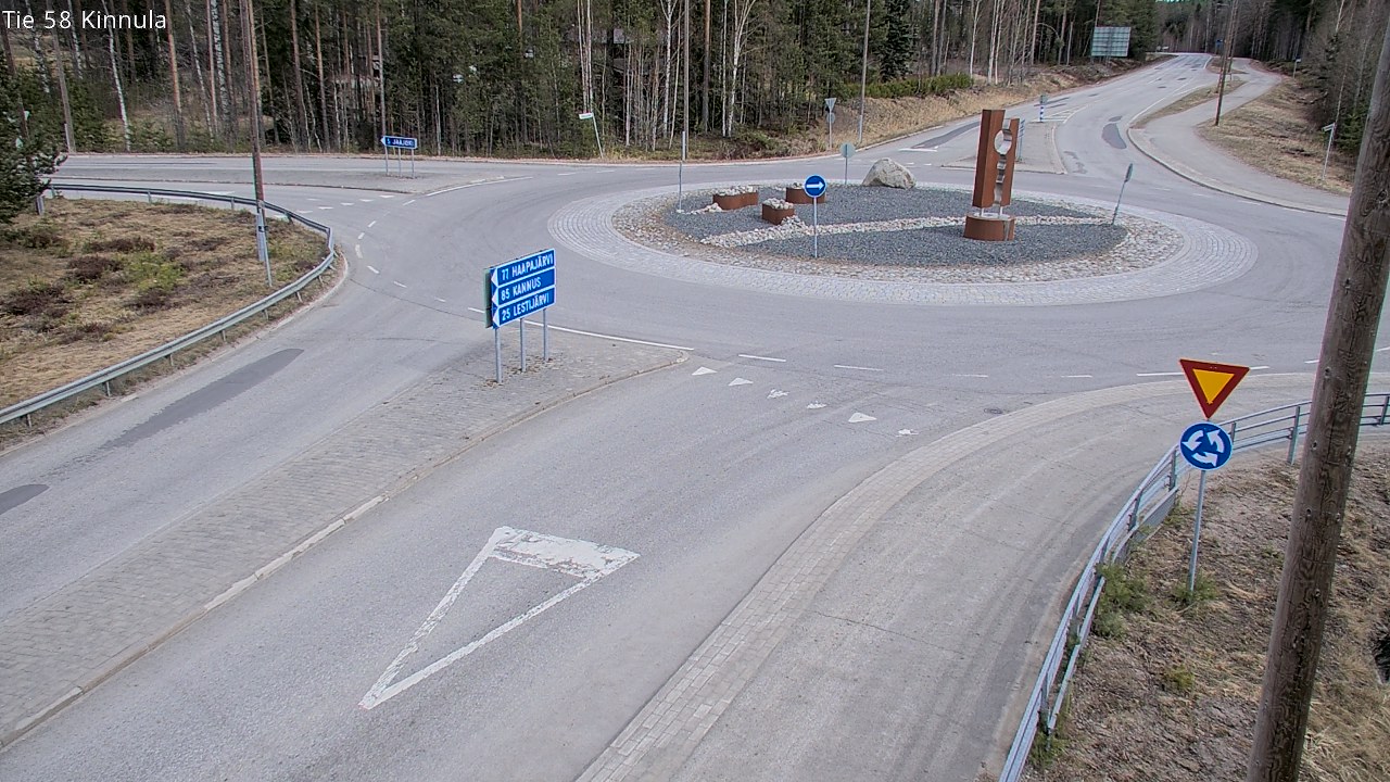 Weather Camera Image Väg 58 Kinnula, Kinnula, Keski-Suomi
