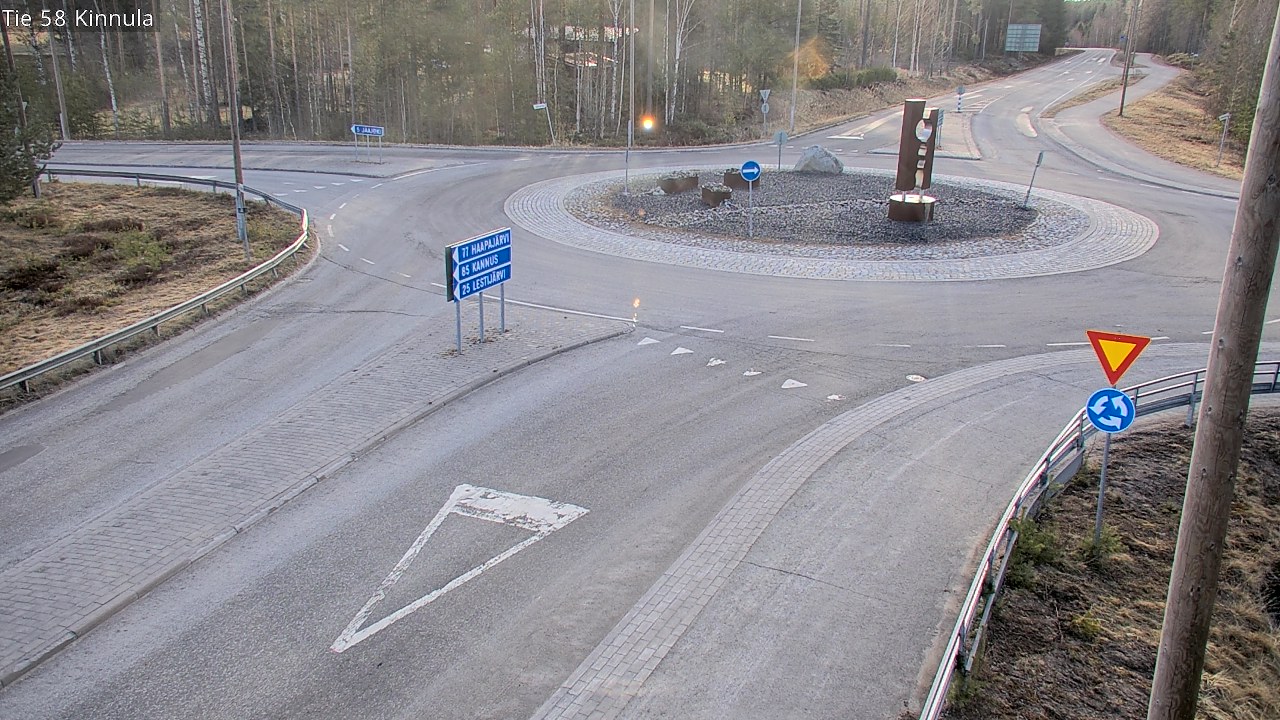Weather Camera Image Väg 58 Kinnula, Kinnula, Keski-Suomi