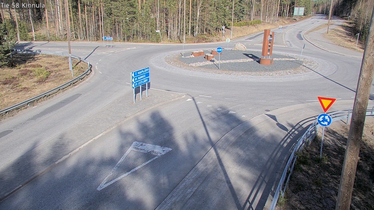 Weather Camera Image Väg 58 Kinnula, Kinnula, Keski-Suomi