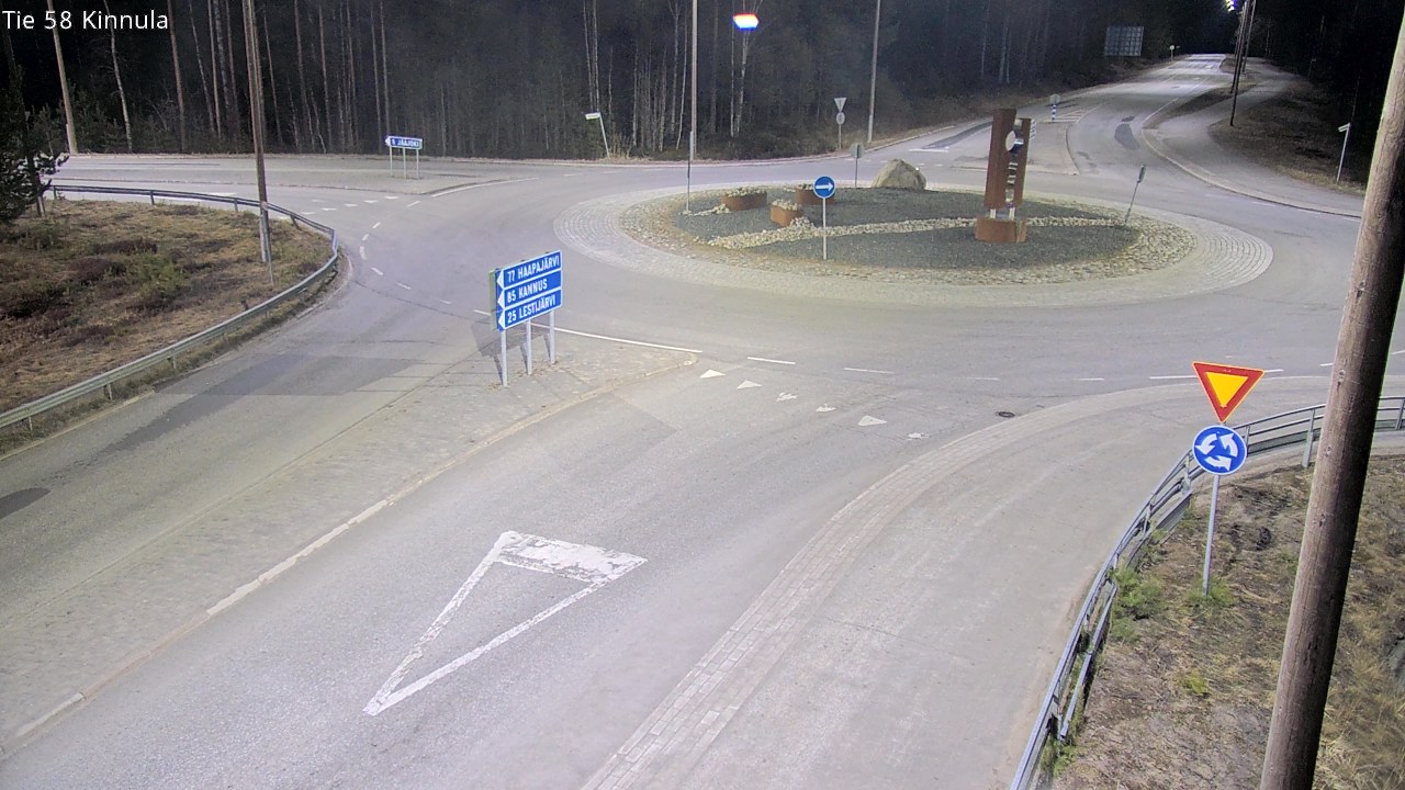 Weather Camera Image Väg 58 Kinnula, Kinnula, Keski-Suomi