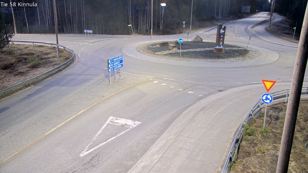 Weather Camera Image Väg 58 Kinnula, Kinnula, Keski-Suomi