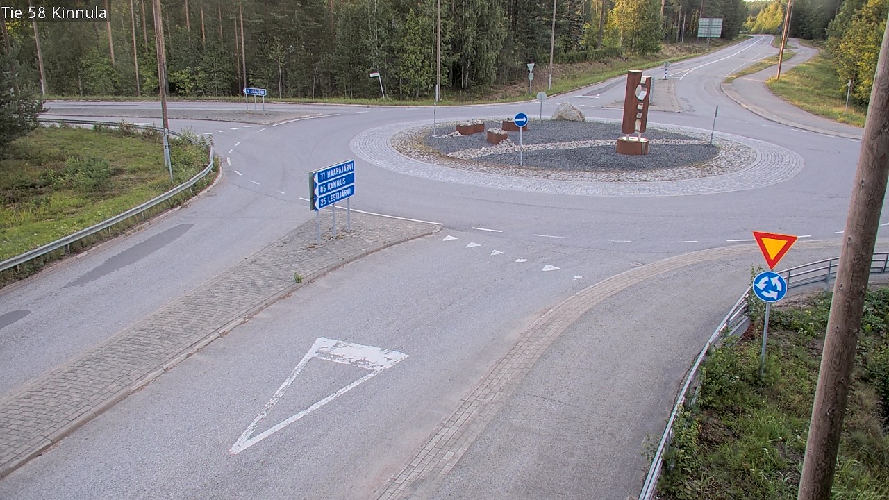 Weather Camera Image Väg 58 Kinnula, Kinnula, Keski-Suomi