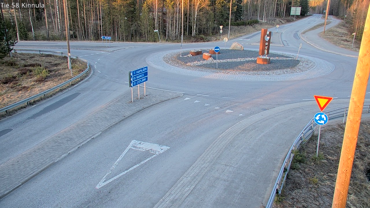 Weather Camera Image Väg 58 Kinnula, Kinnula, Keski-Suomi