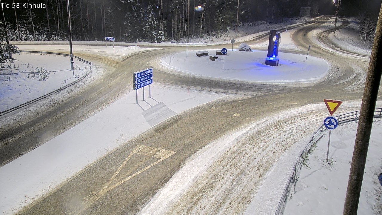 Weather Camera Image Väg 58 Kinnula, Kinnula, Keski-Suomi