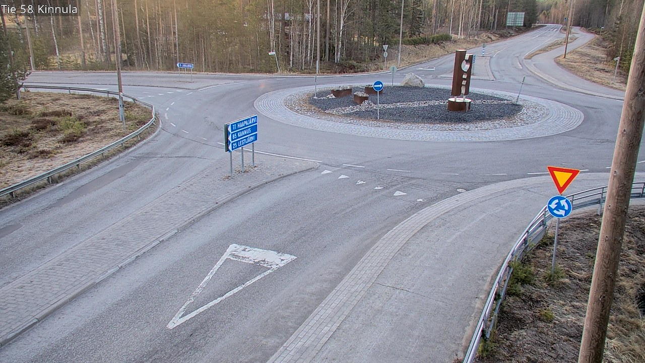 Weather Camera Image Väg 58 Kinnula, Kinnula, Keski-Suomi
