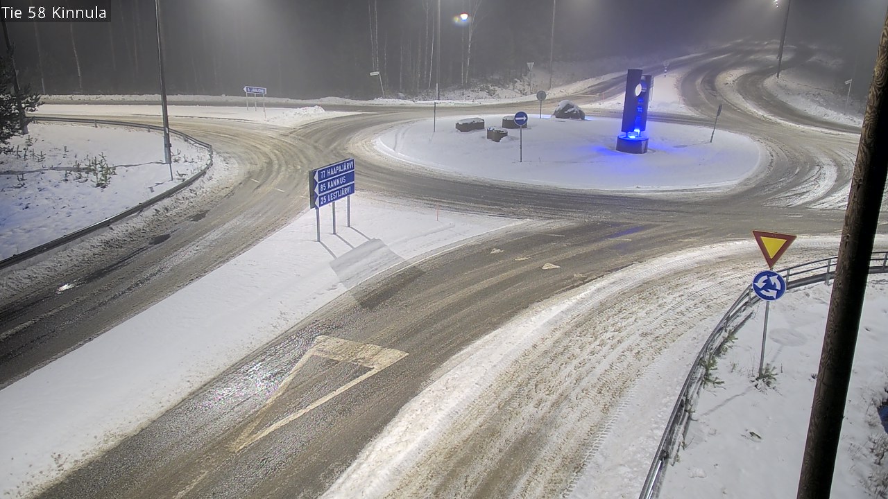 Weather Camera Image Väg 58 Kinnula, Kinnula, Keski-Suomi