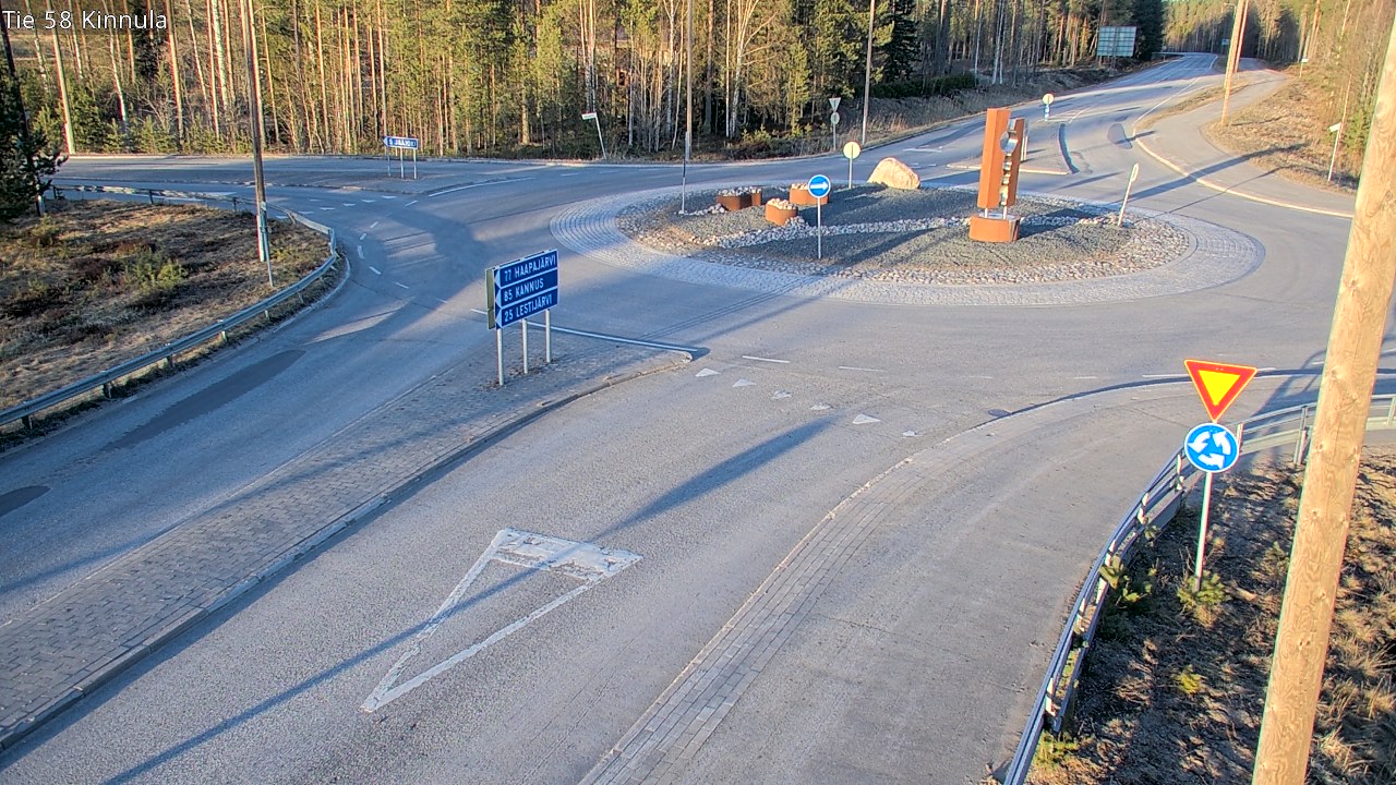 Weather Camera Image Väg 58 Kinnula, Kinnula, Keski-Suomi
