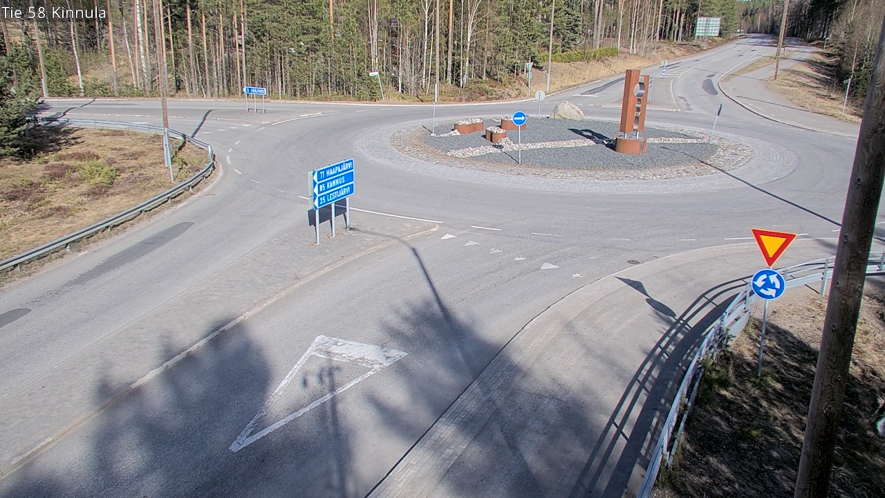 Weather Camera Image Väg 58 Kinnula, Kinnula, Keski-Suomi