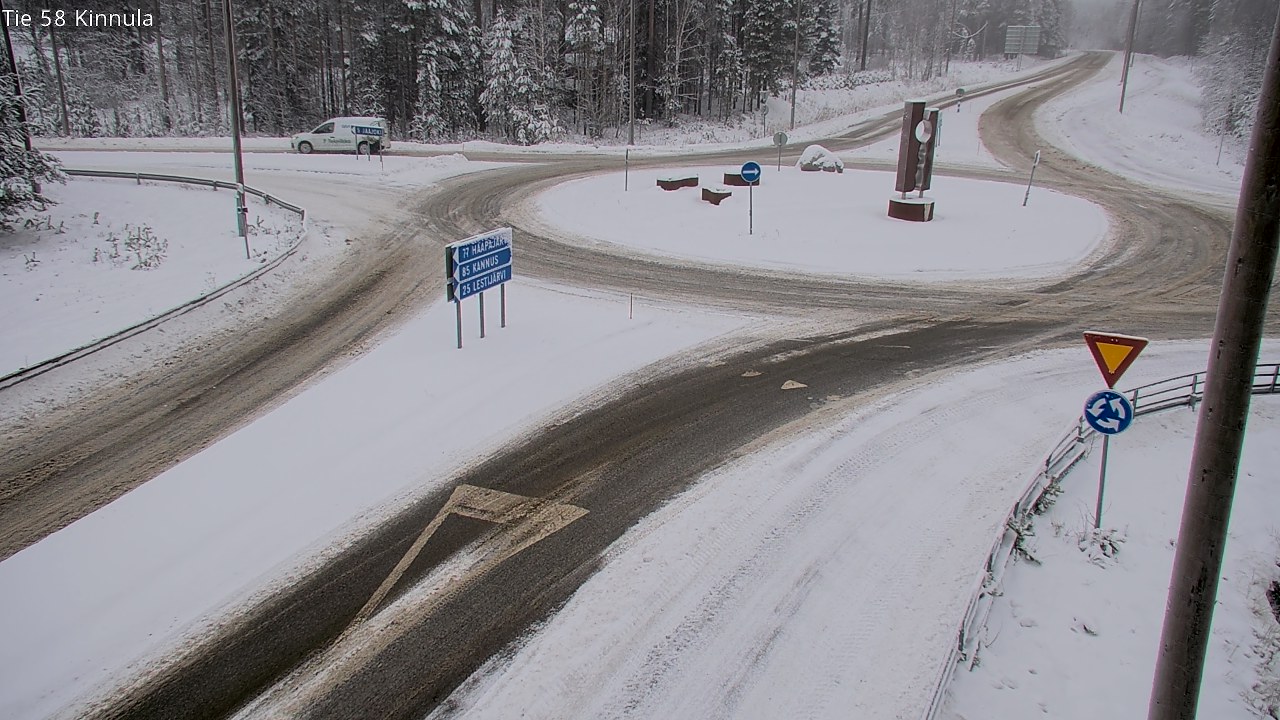 Weather Camera Image Väg 58 Kinnula, Kinnula, Keski-Suomi