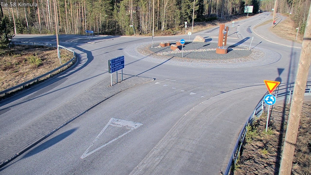 Weather Camera Image Väg 58 Kinnula, Kinnula, Keski-Suomi