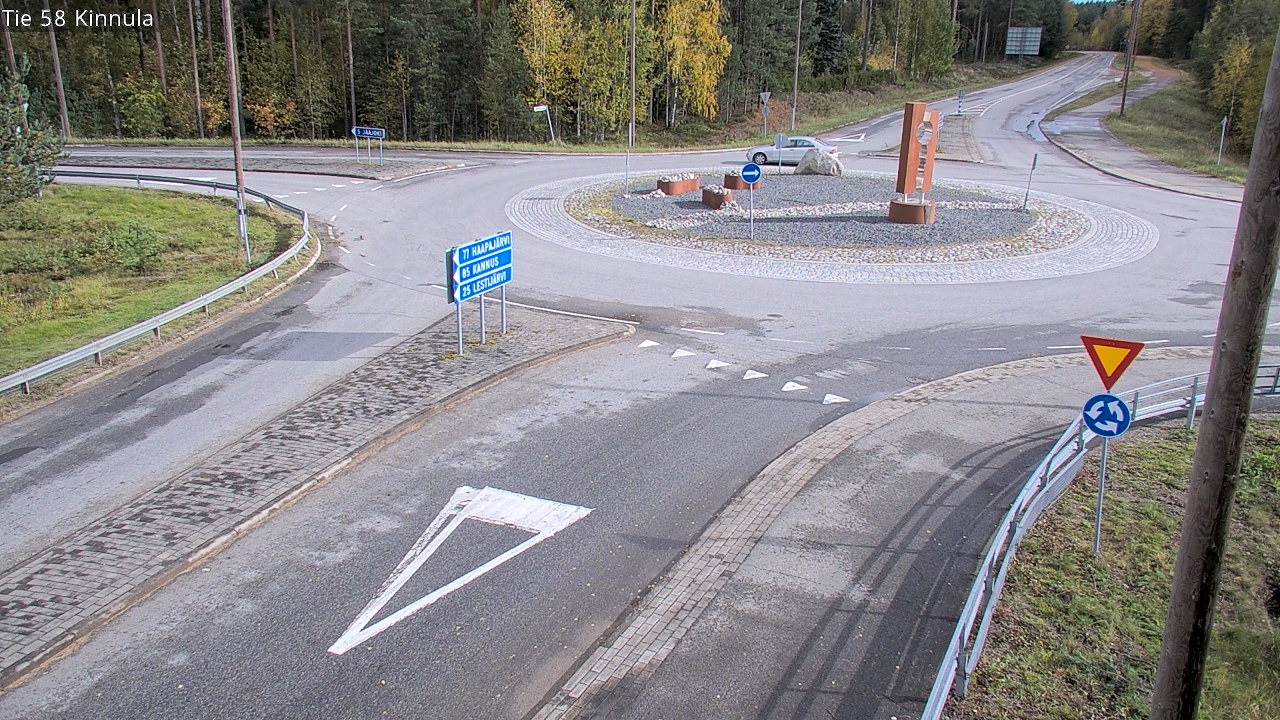 Weather Camera Image Väg 58 Kinnula, Kinnula, Keski-Suomi